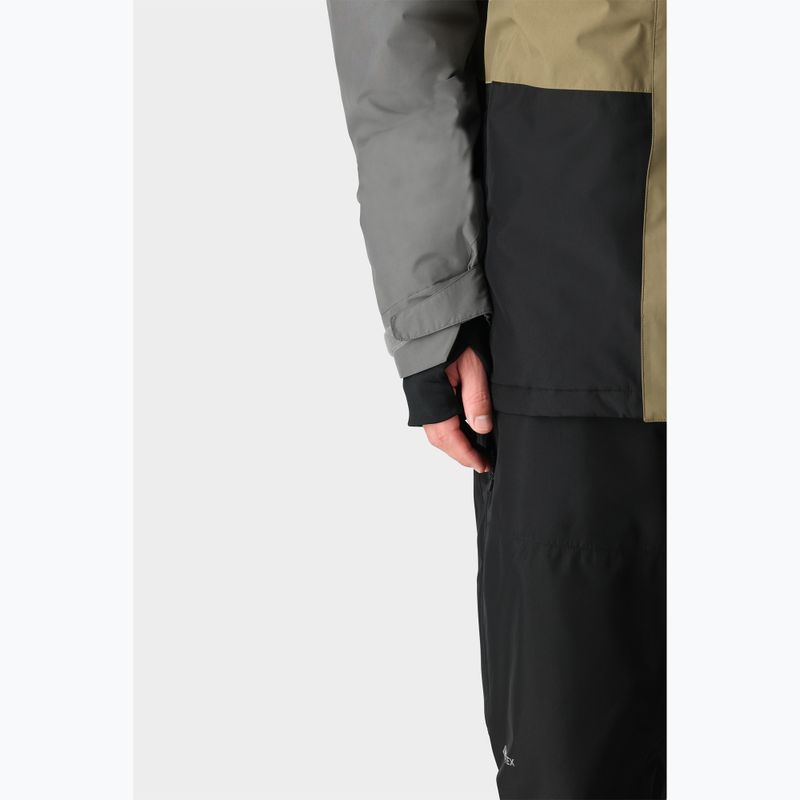 Giacca da snowboard 686 Gore-Tex Core Insulated da uomo colorblock grigio rinoceronte 7