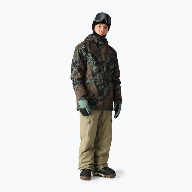 Giacca da snowboard da uomo 686 Hydra Thermagraph verde cipresso hemisphere 2