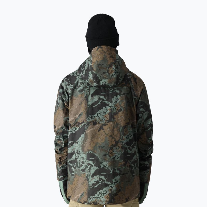 Giacca da snowboard da uomo 686 Hydra Thermagraph verde cipresso hemisphere 3