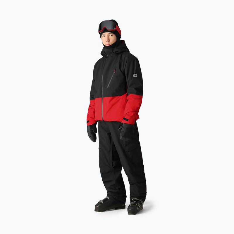 Giacca da snowboard 686 Hydra Thermagraph da uomo, colorblock rosso vero 2