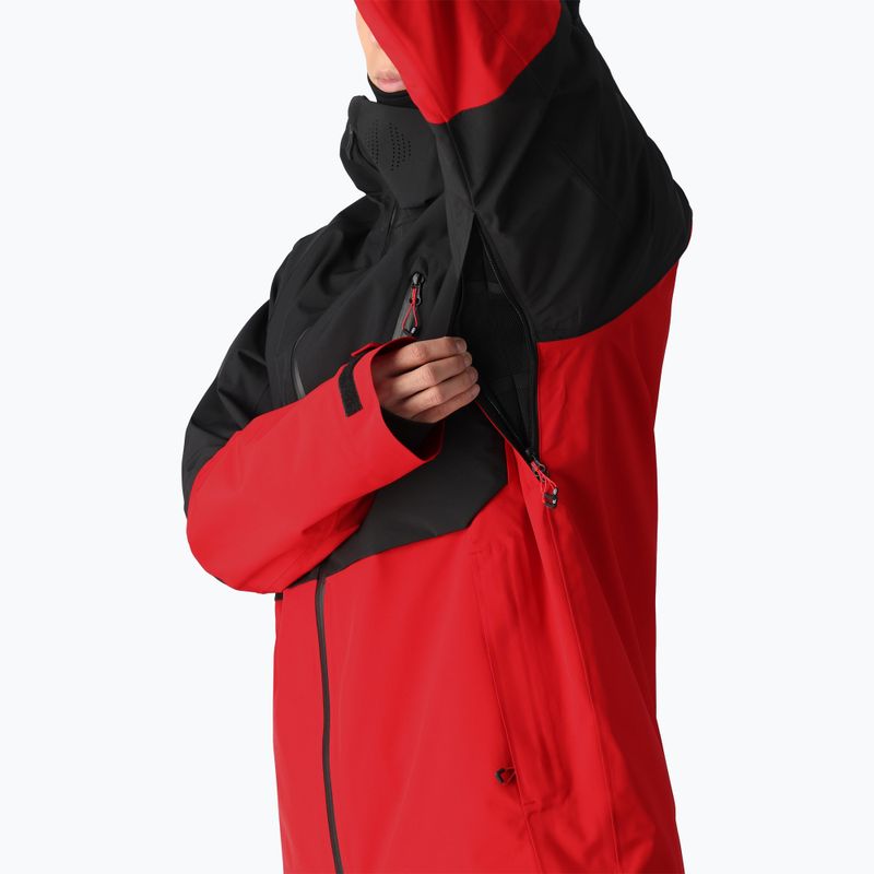 Giacca da snowboard 686 Hydra Thermagraph da uomo, colorblock rosso vero 6
