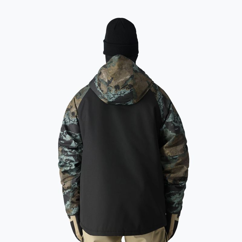 Giacca da snowboard 686 Geo cypress green hemisphere colourblock da uomo 3