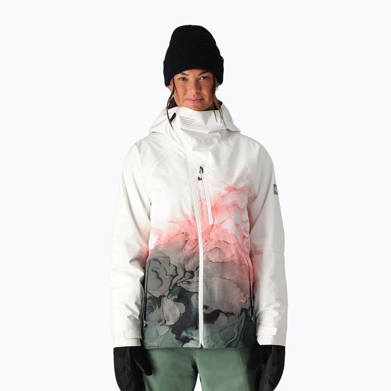 Giacca da snowboard donna 686 Hydra white cypress cloudbreak