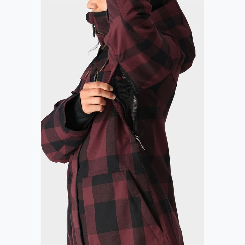 Giacca da snowboard da donna 686 Spirit sassafras plaid 6