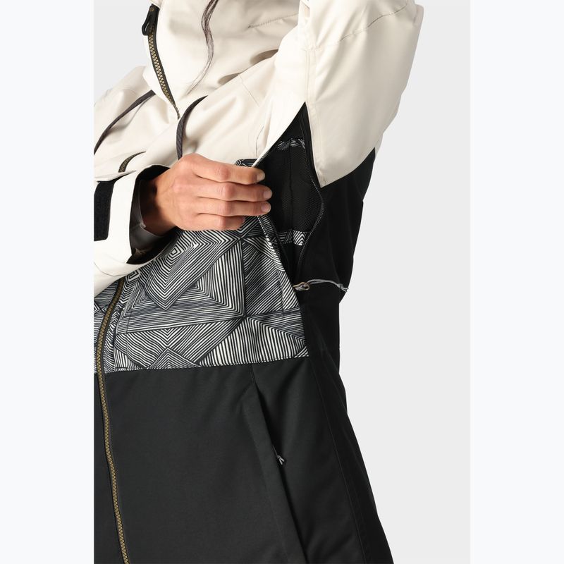 Giacca da snowboard 686 Athena isolata da donna in colorblock calcareo 5