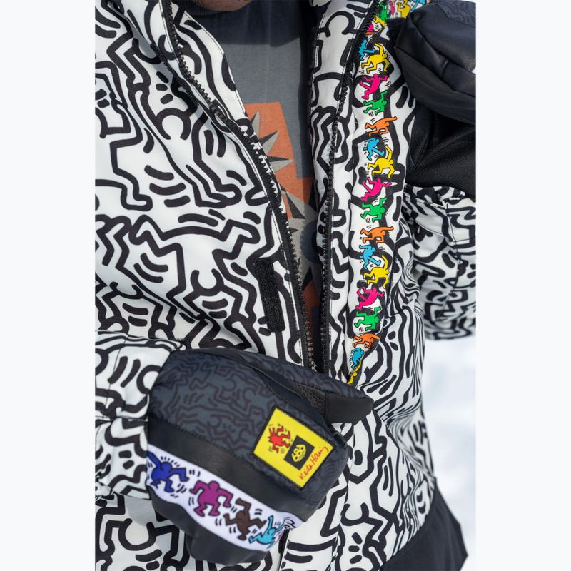 Giacca da snowboard 686 Spectra Insulated Uomo keith haring white colourblock 2
