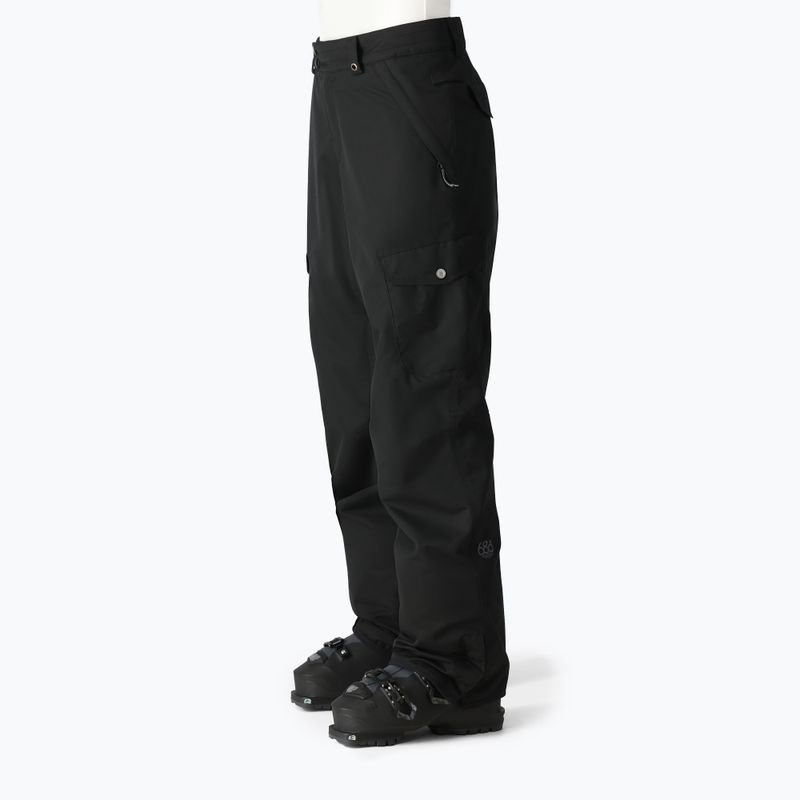Pantaloni da snowboard da donna 686 Aura Cargo nero 4