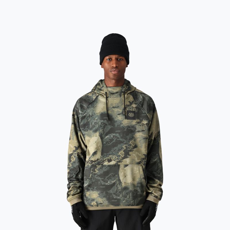 Felpa da snowboard 686 Bonded Fleece da uomo