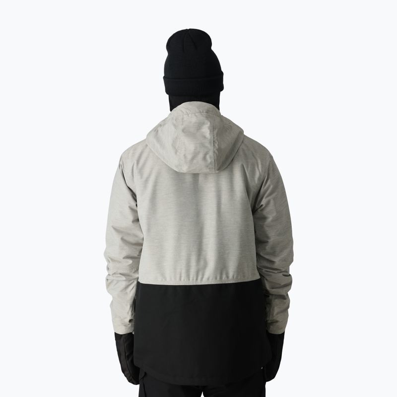 Giacca da snowboard 686 Smarty 3-in-1 Form white heather colorblock da uomo 3