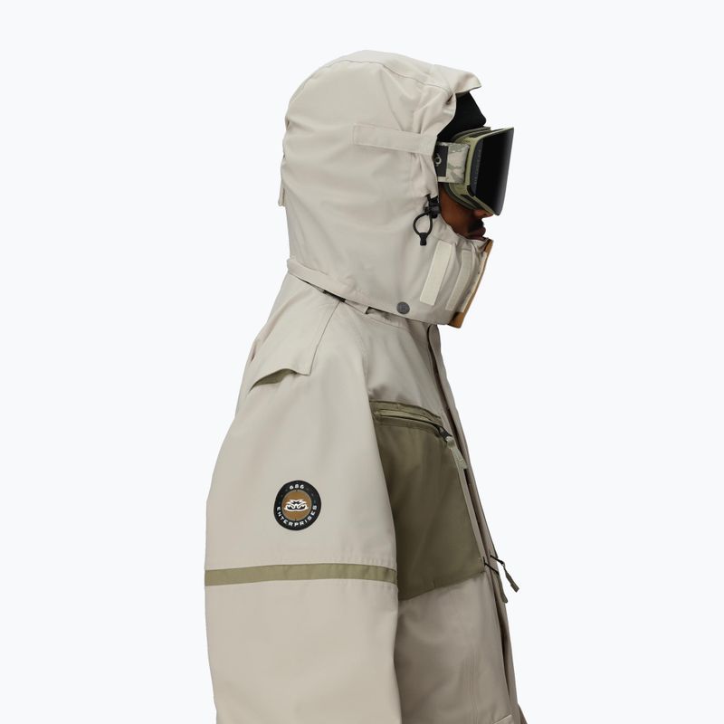Giacca da snowboard uomo 686 2001 Transfer limestone colorblock 5