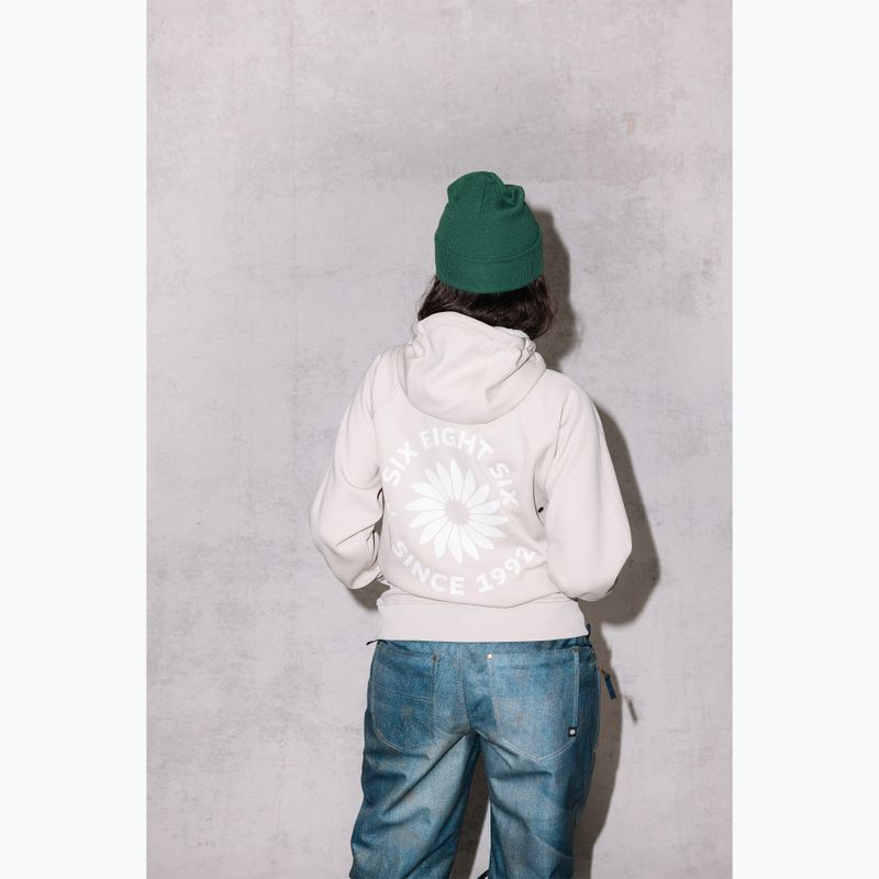 Felpa da snowboard donna 686 Bonded Fleece Pullover Hoody limestone 6