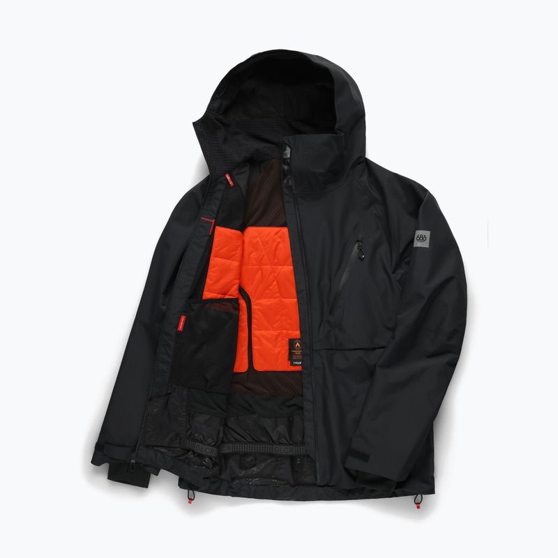 Giacca da snowboard uomo 686 Hydra Thermagraph black 8