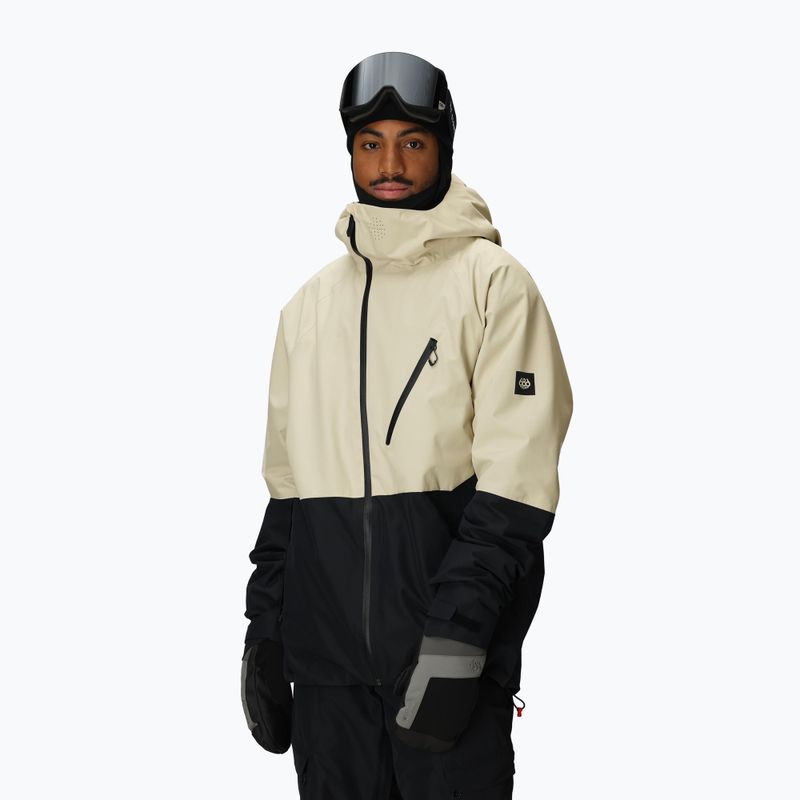 Giacca da snowboard uomo 686 Hydra Thermagraph limestone colorblock 4