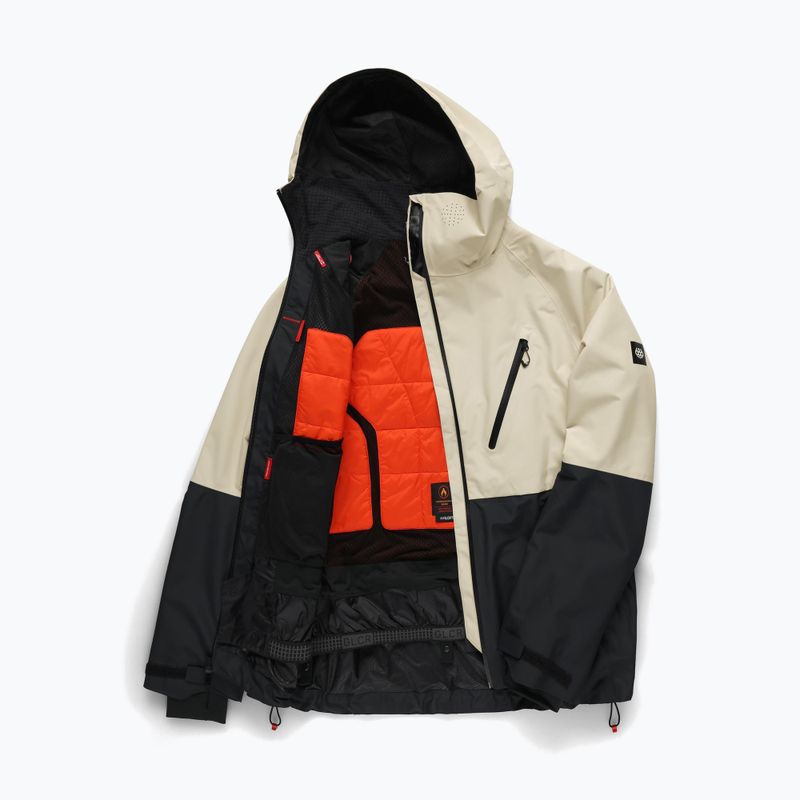 Giacca da snowboard uomo 686 Hydra Thermagraph limestone colorblock 8