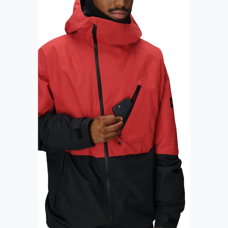 Giacca da snowboard uomo 686 Hydra Thermagraph true red colorblock 6