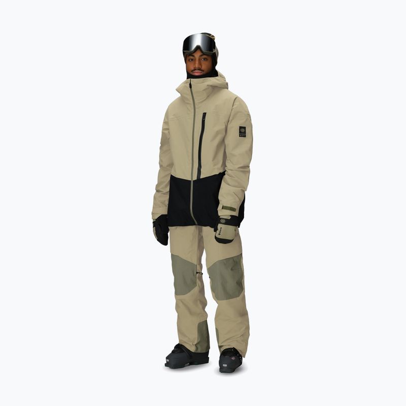 Giacca da snowboard uomo 686 Gore-Tex GT Thermagraph sage colorblock 2