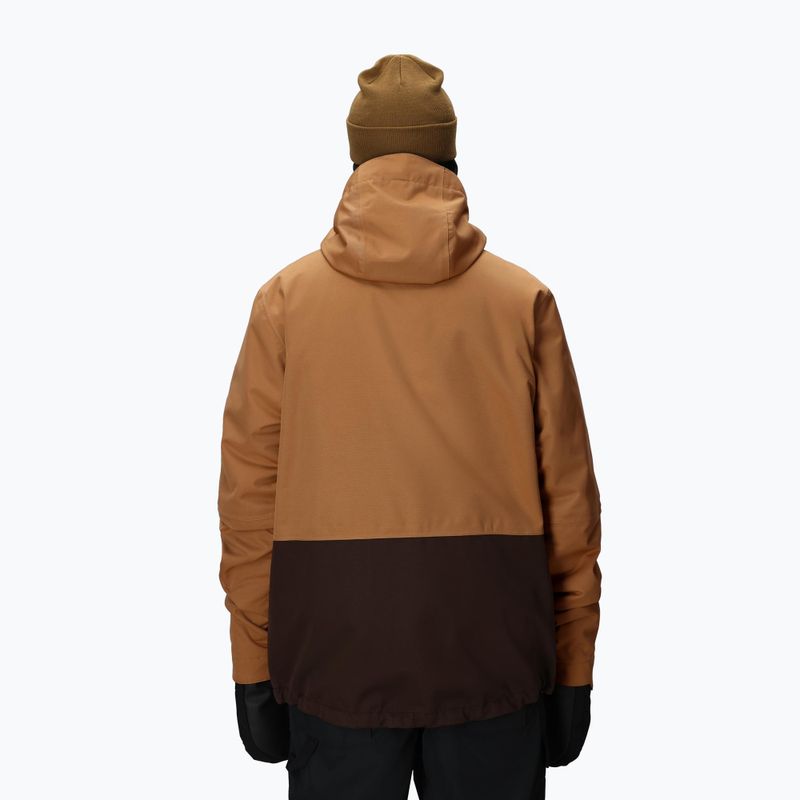 Giacca da snowboard uomo 686 Smarty 3IN1 Form caramel colorblock 5