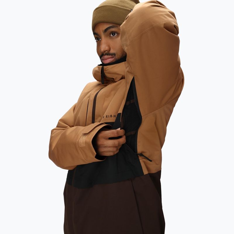 Giacca da snowboard uomo 686 Smarty 3IN1 Form caramel colorblock 9