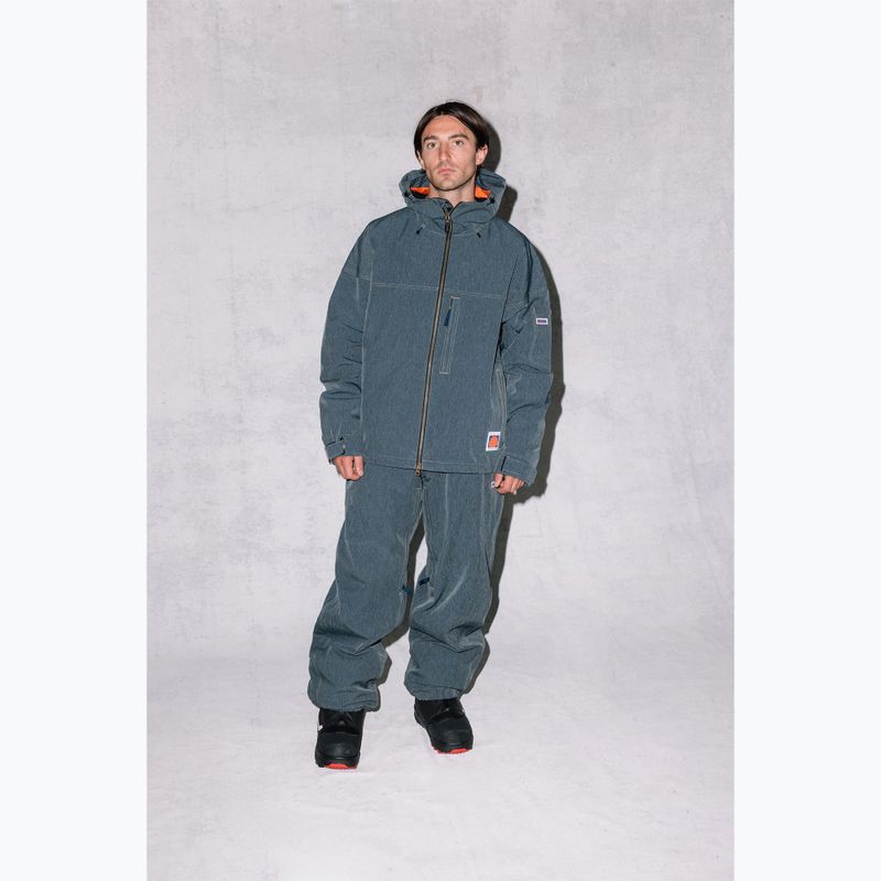 Pantaloni da snowboard uomo 686 Deconstructed Dojo navy denim 12