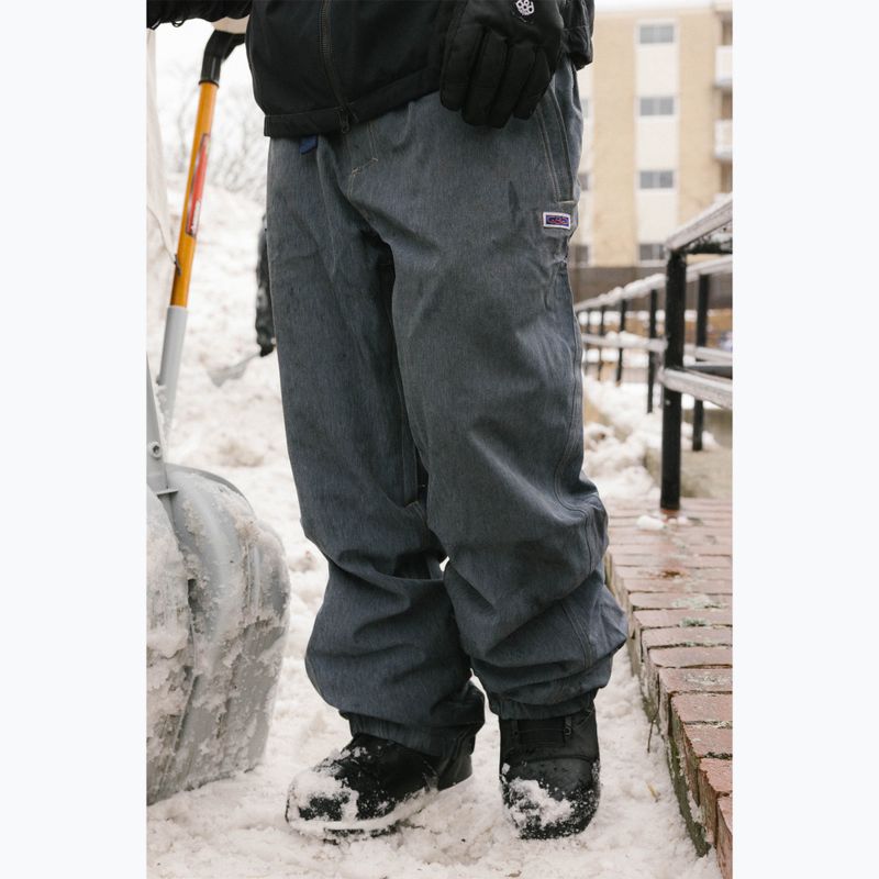 Pantaloni da snowboard uomo 686 Deconstructed Dojo navy denim 13