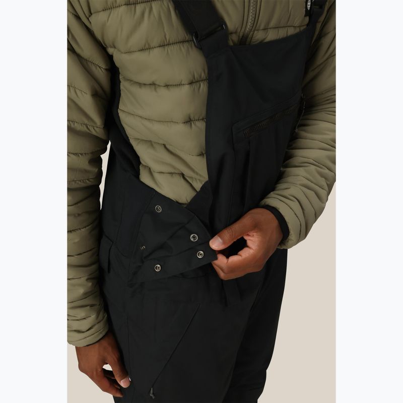 Pantaloni da snowboard uomo 686 Hot Lap Insulated Bib black 5