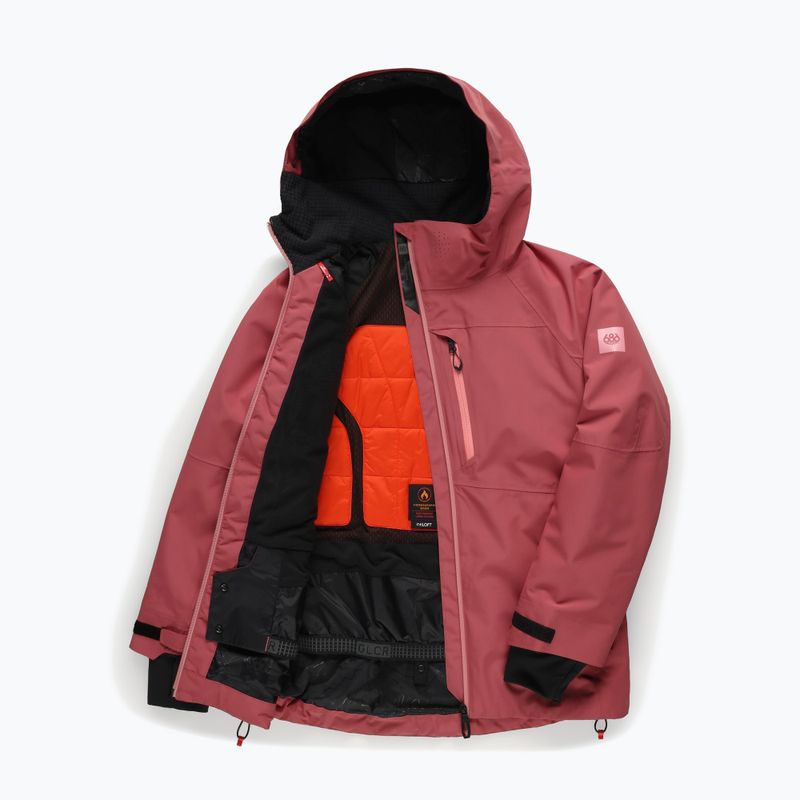 Giacca da snowboard donna 686 Hydra Thermagraph rosewood 8