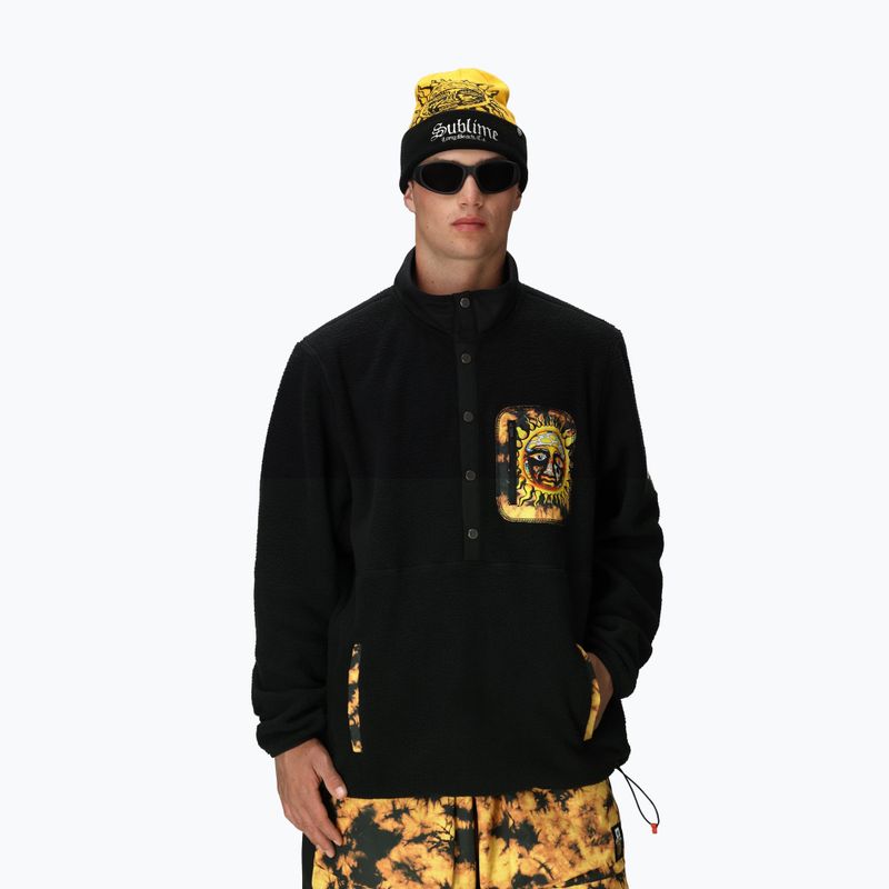 Pile da snowboard uomo 686 Tioga Sherpa Fleece sublime black 3