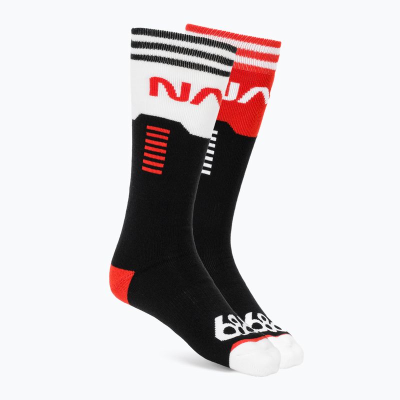 Calze da snowboard da uomo 686 NASA 2 pairs black/red/white