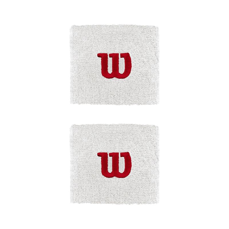 Wilson fasce da polso 2 pz. bianco WR5602 3