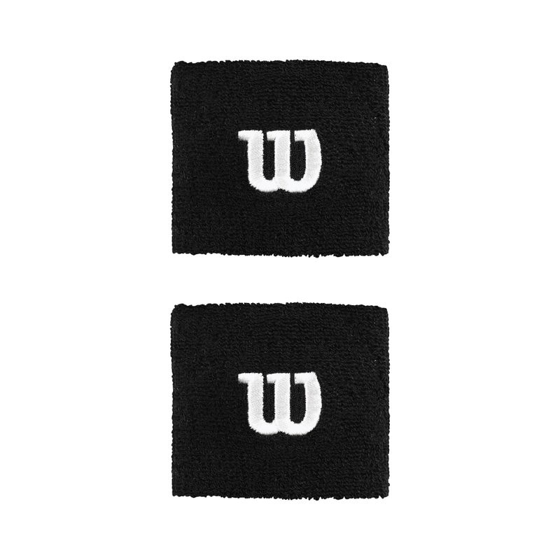 Wilson fasce da polso 2 pezzi nero WR5602