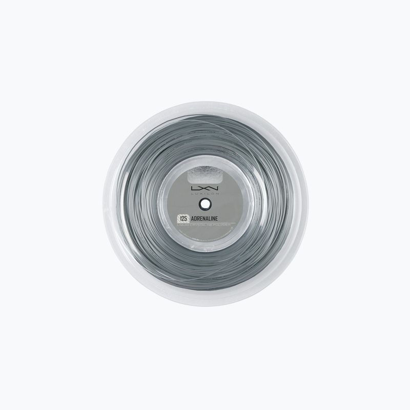 Corda da tennis Luxilon Adrenaline 125 200 m argento