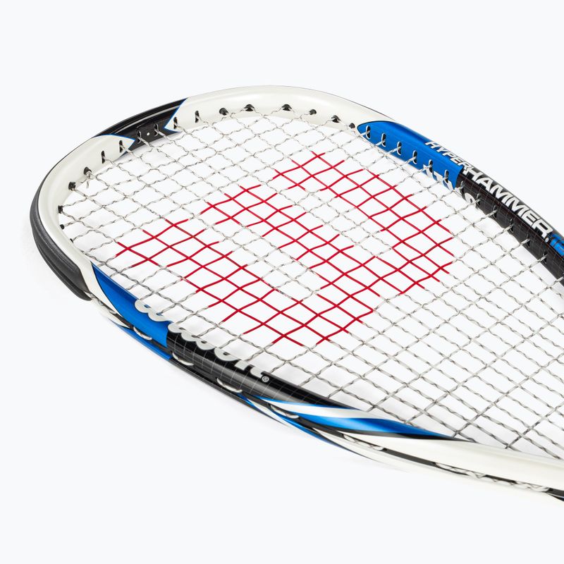 Racchetta da squash Wilson Hyper Hammer 120 blu/bianco 5