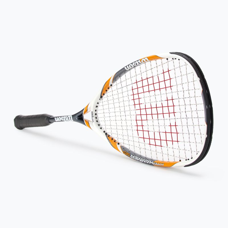 Racchetta da squash Wilson Hyper Hammer 145 arancio/grigio 2