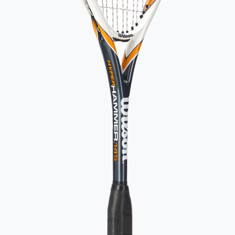 Racchetta da squash Wilson Hyper Hammer 145 arancio/grigio 4