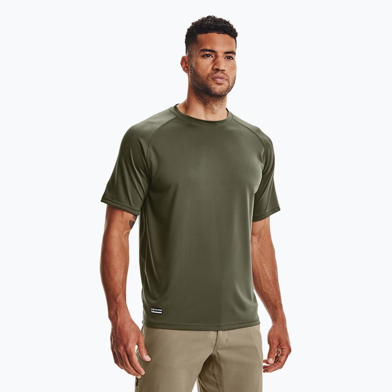 Maglietta Under Armour Tactical Tech da uomo di colore verde/chiaro