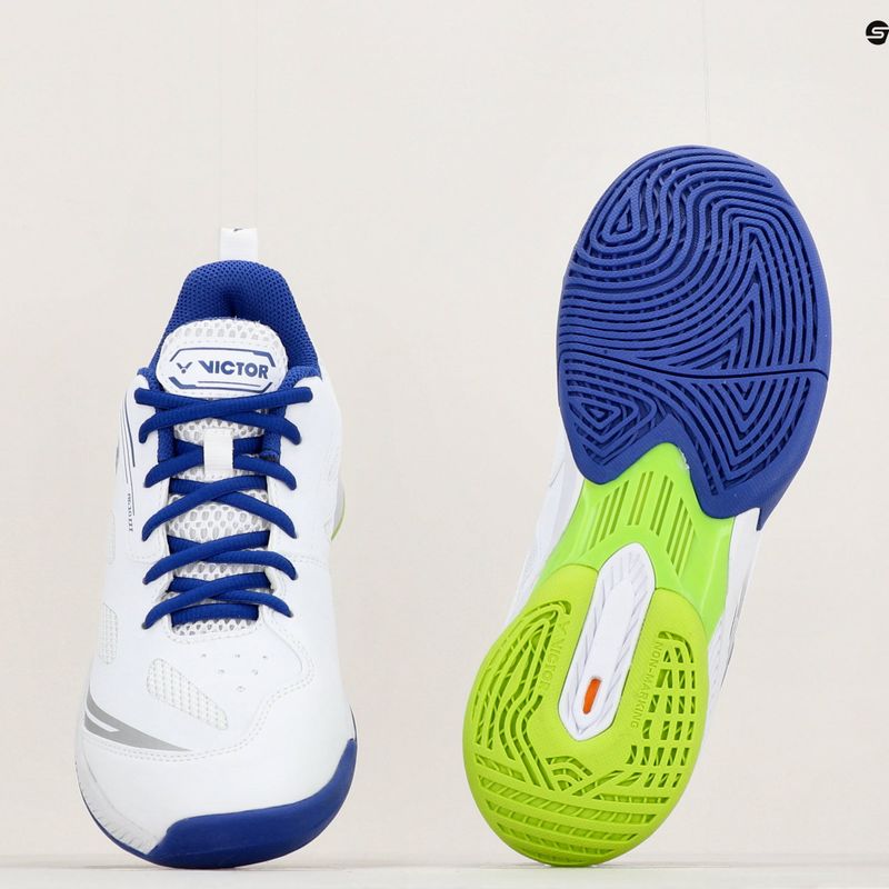 Scarpe da badminton da uomo VICTOR A610III AB bianco/navy 9