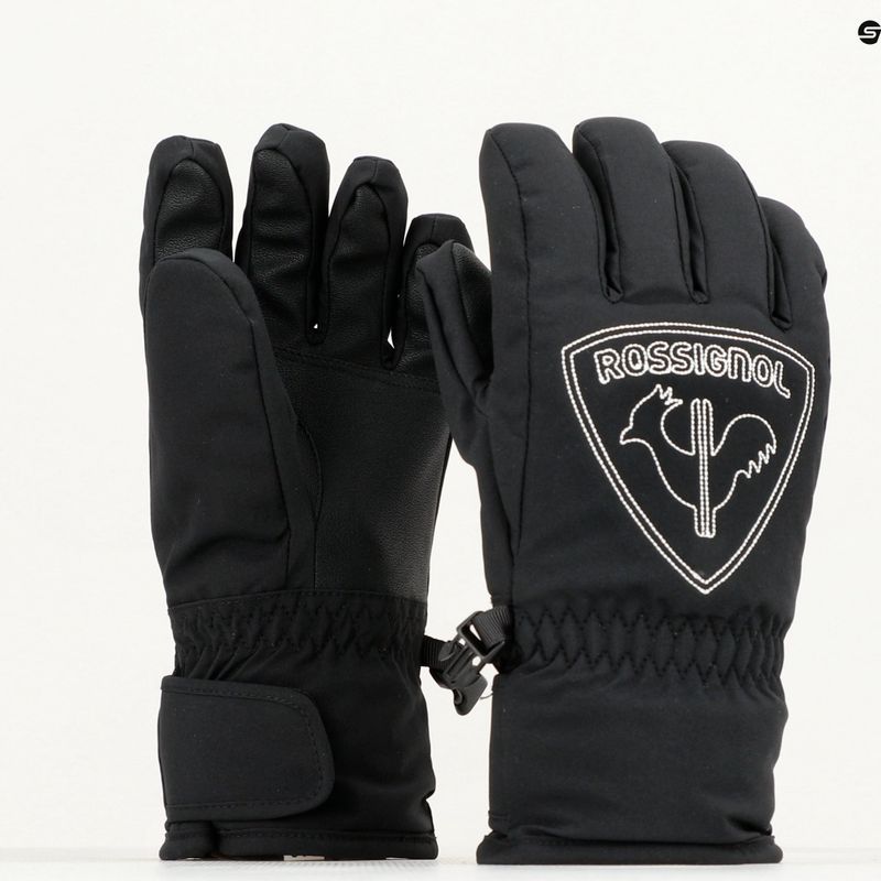 Rossignol Jr Rooster G guanto da sci per bambini nero 6