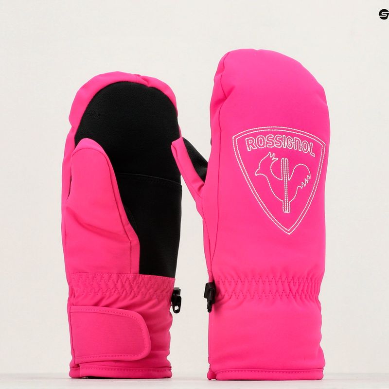 Guanto da sci Rossignol Jr Rooster M rosa orchidea per bambini 6