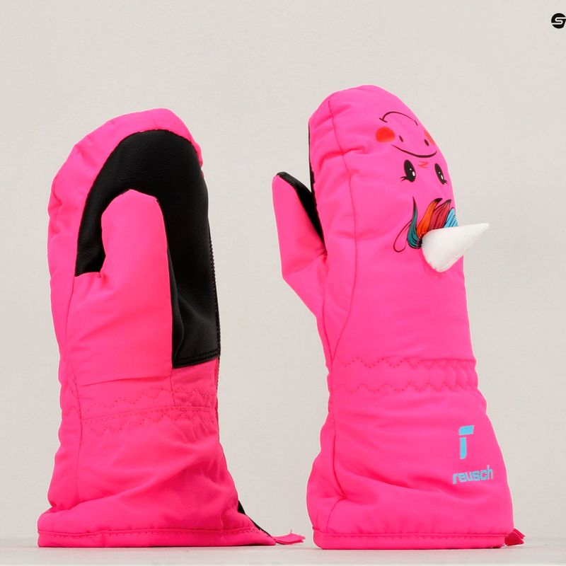 Guanti invernali Reusch per bambini Sweety Mitten rosa unicorno 10
