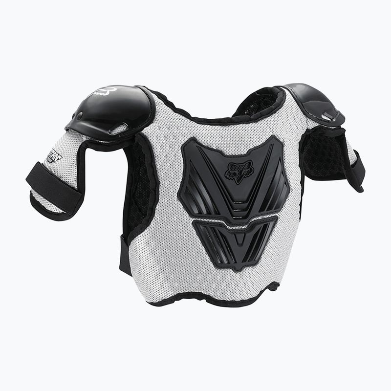 Fox Racing Peewee Titan Roost Deflector Jr nero/argento paracolpi per bambini 2