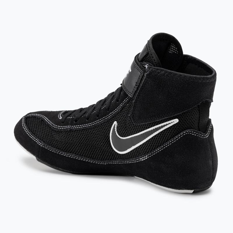 Nike Speedsweep VII scarpe da wrestling nero/bianco 3