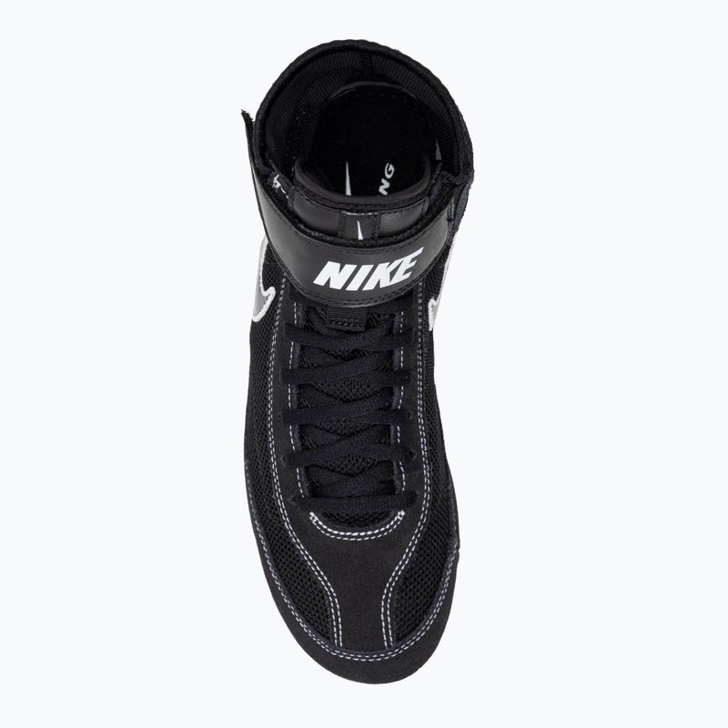Nike Speedsweep VII scarpe da wrestling nero/bianco 5