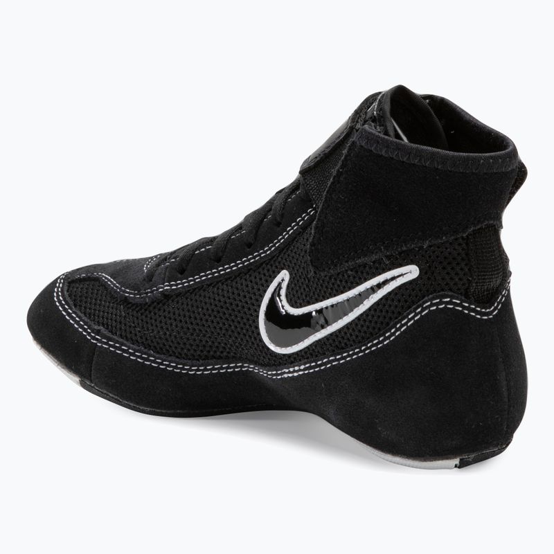 Nike Speedsweep VII scarpe da wrestling per bambini nero/bianco/nero 3
