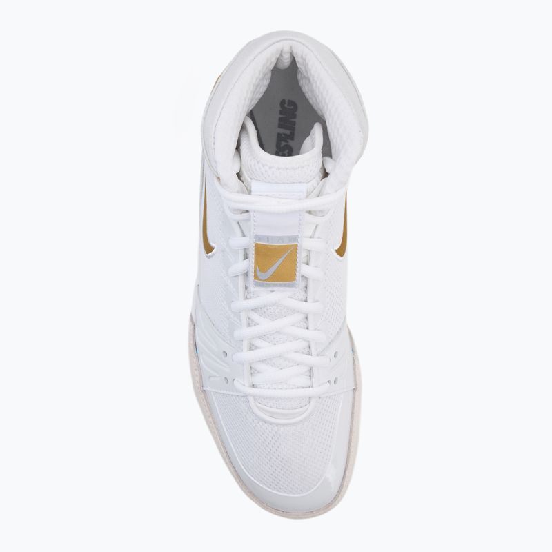 Scarpe da boxe Nike Freek bianco/oro metallico/grigio freddo 5