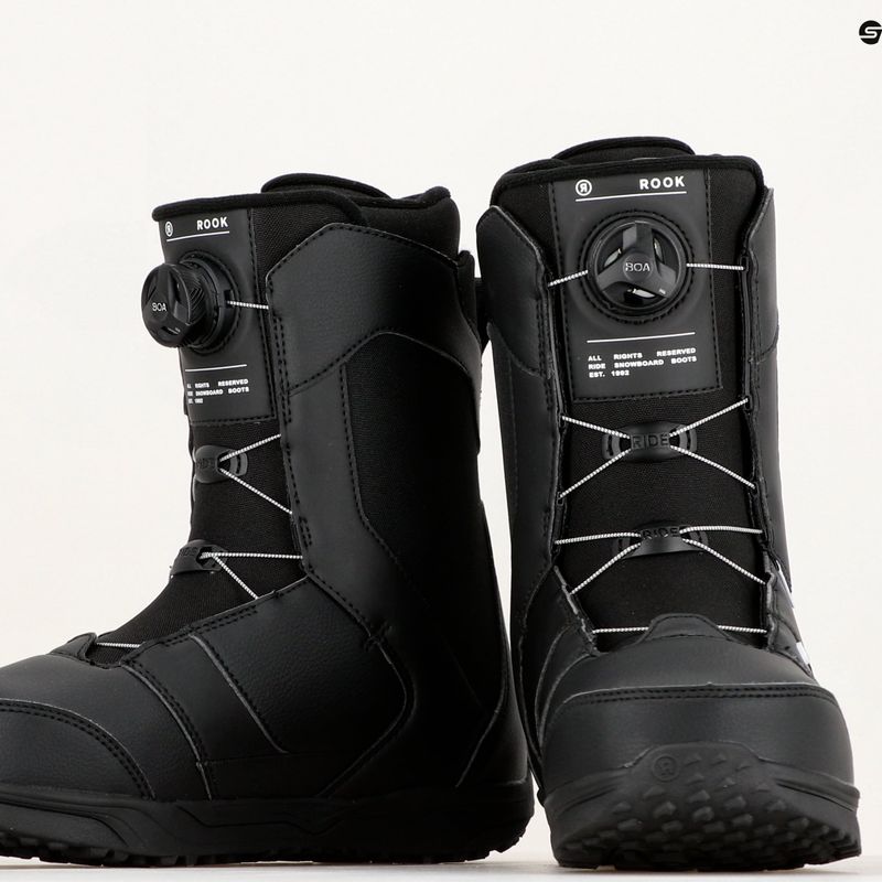 Scarponi da snowboard da uomo RIDE Rook nero 6