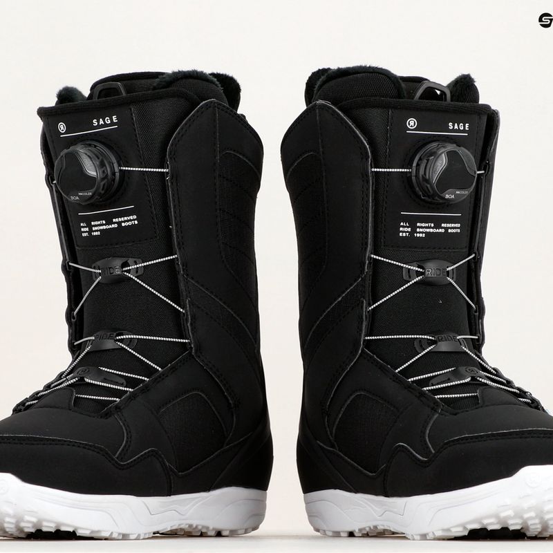 Scarponi da snowboard da donna RIDE Sage nero 7
