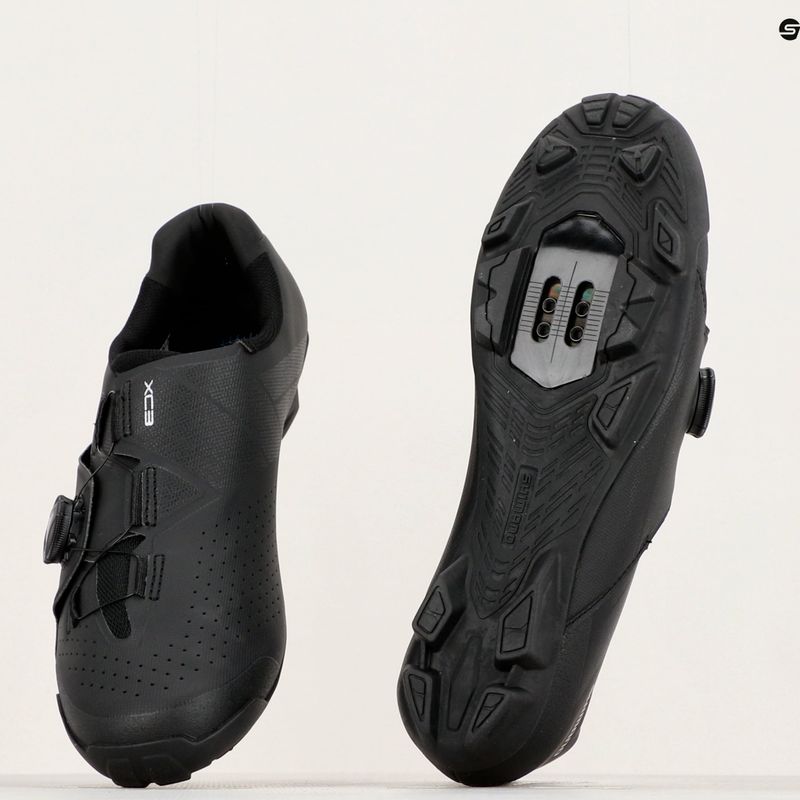 Scarpe da ciclismo MTB da uomo Shimano SH-XC300 nero 12