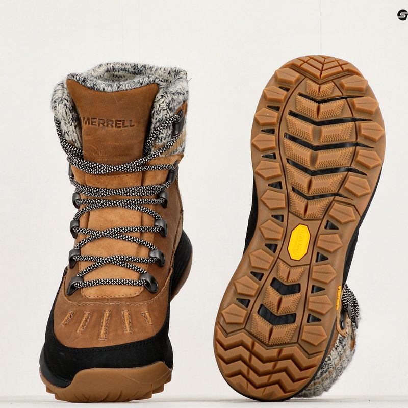 Stivali da neve da donna Merrell Siren 4 Thermo Mid Zip WP tabacco 15