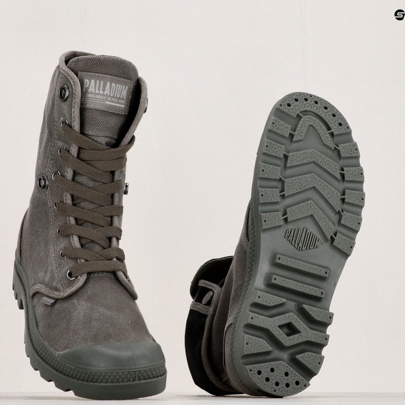 Scarpe Palladium Baggy donna in metallo/nero 9