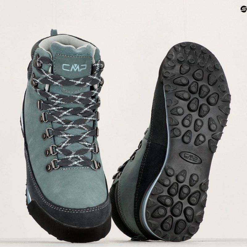 Stivali da trekking da donna CMP Heka WP verde minerale 15
